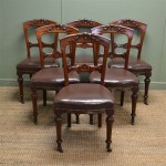 Antique Walnut Dining Room Chairs