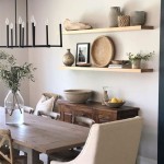 Dining Room Floating Shelves Ideas