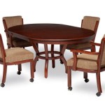 Dining Room Table With Roller Chairs
