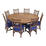 Oak Dining Room Table Seats 8
