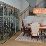 Wine Wall In Dining Room